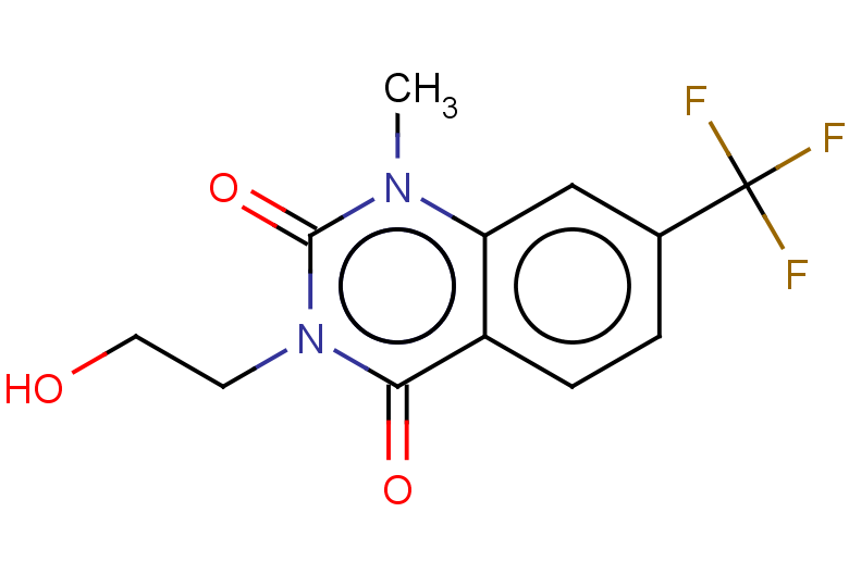 3-(2-hydroxyethyl)-1-methyl-7-(trifluoromethyl)-1,2,3,4-tetrahydroquinazoline-2,4-dione