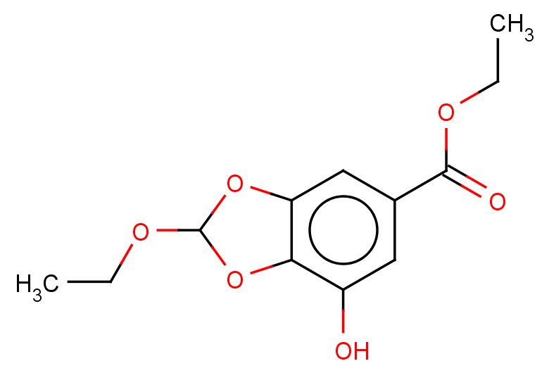 ethyl 2-ethoxy-7-hydroxy-1,3-dioxaindane-5-carboxylate