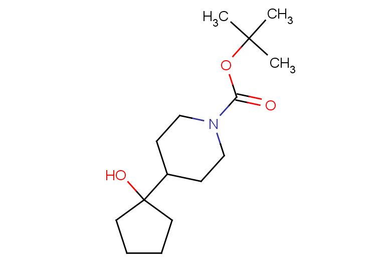tert-butyl 4-(1-hydroxycyclopentyl)piperidine-1-carboxylate