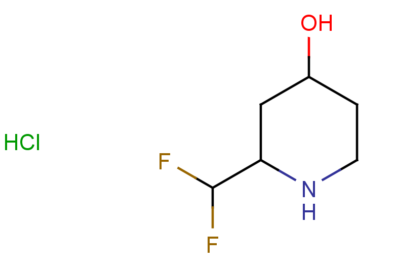 2-(difluoromethyl)piperidin-4-ol hydrochloride, Mixture of diastereomers