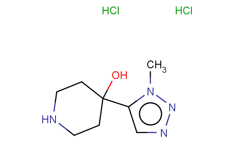 4-(1-methyl-1H-1,2,3-triazol-5-yl)piperidin-4-ol dihydrochloride