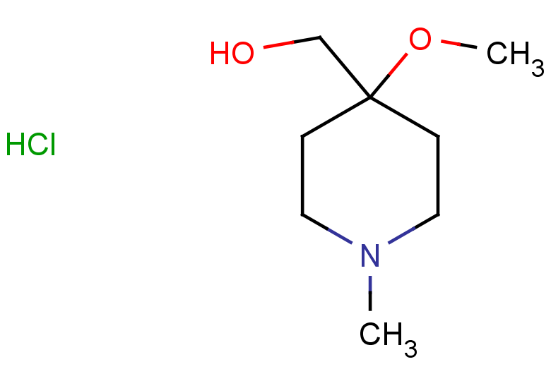 (4-methoxy-1-methylpiperidin-4-yl)methanol hydrochloride