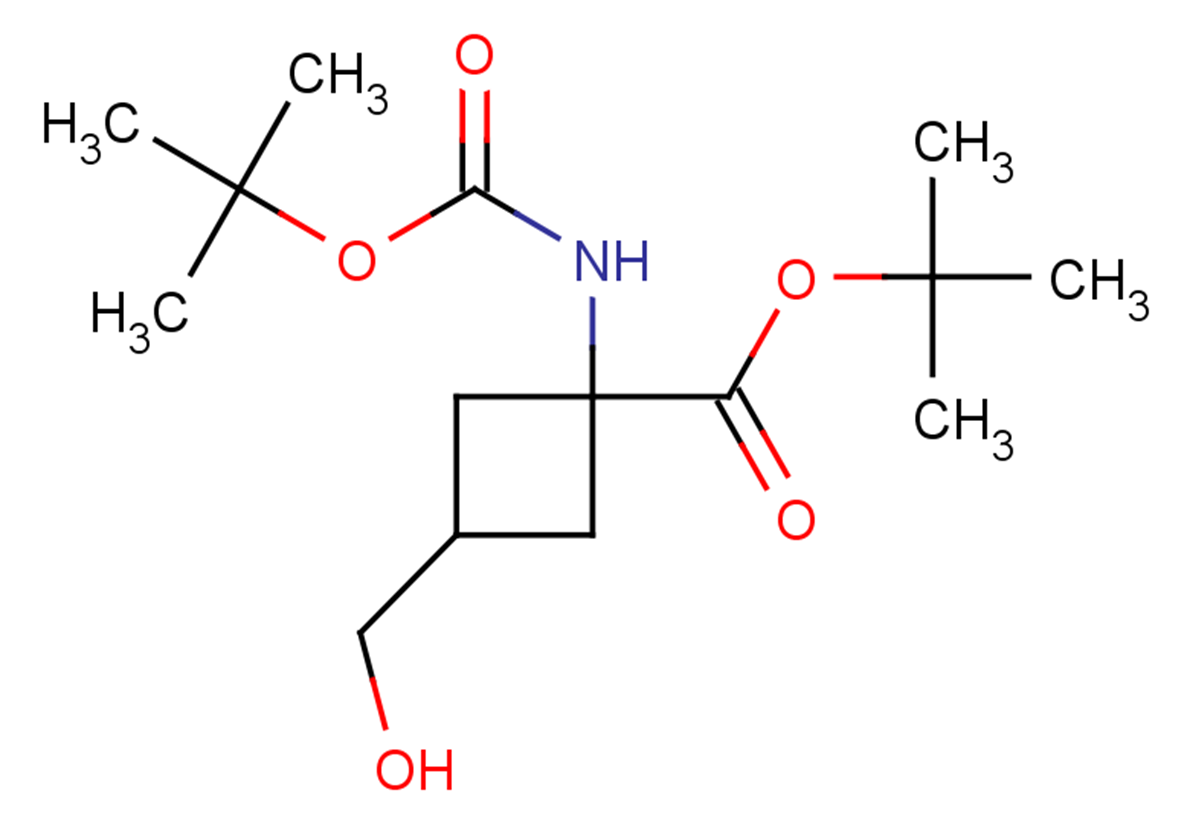 tert-butyl 1-{[(tert-butoxy)carbonyl]amino}-3-(hydroxymethyl)cyclobutane-1-carboxylate