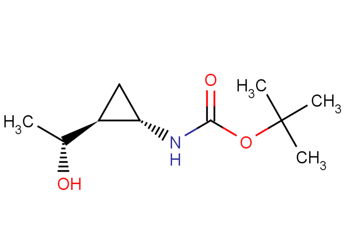 rac-tert-butyl N-[(1S,2S)-2-[(1R)-1-hydroxyethyl]cyclopropyl]carbamate