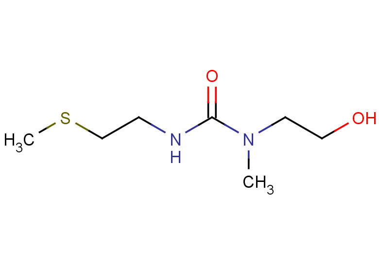 3-(2-hydroxyethyl)-3-methyl-1-[2-(methylsulfanyl)ethyl]urea