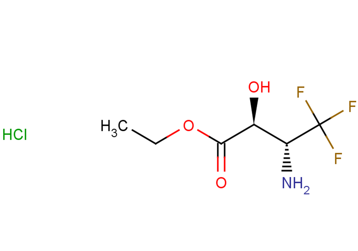rac-ethyl (2R,3S)-3-amino-4,4,4-trifluoro-2-hydroxybutanoate hydrochloride