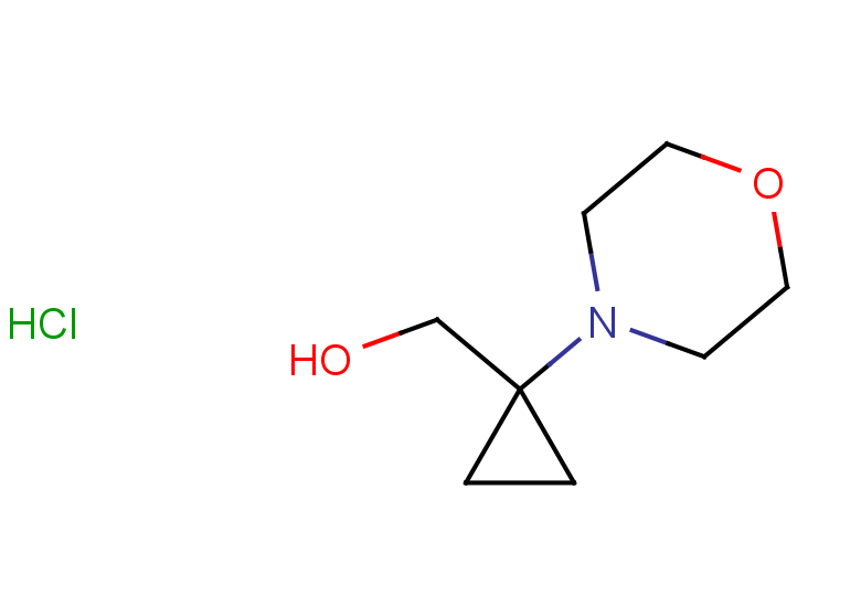 [1-(morpholin-4-yl)cyclopropyl]methanol hydrochloride