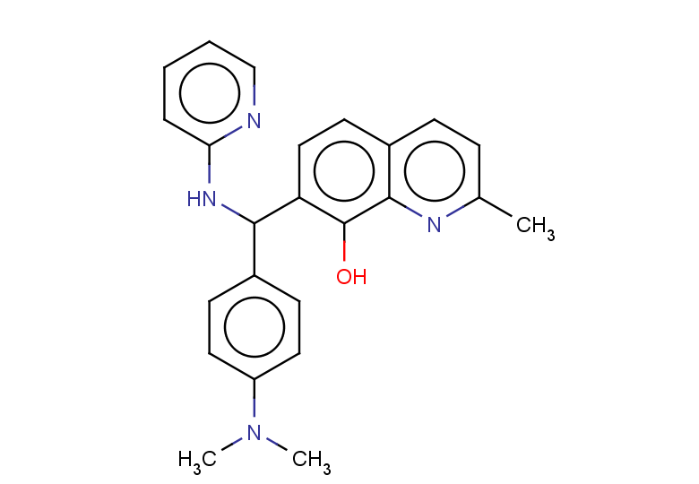 7-{[4-(dimethylamino)phenyl][(pyridin-2-yl)amino]methyl}-2-methylquinolin-8-ol