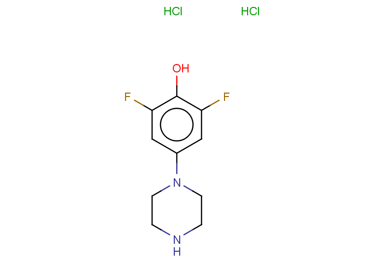 2,6-difluoro-4-(piperazin-1-yl)phenol dihydrochloride