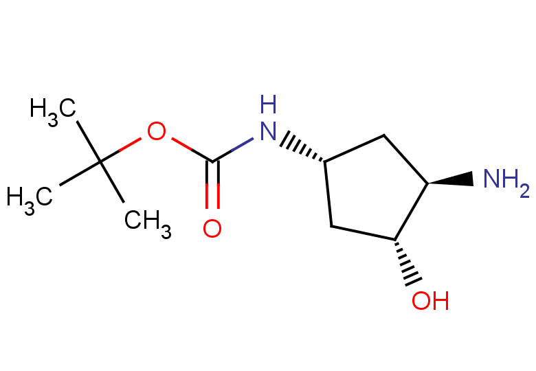 rac-tert-butyl N-[(1R,3R,4R)-3-amino-4-hydroxycyclopentyl]carbamate