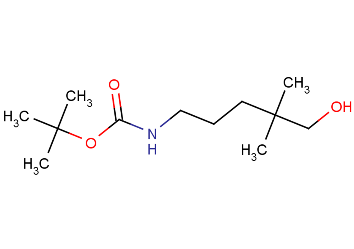 tert-butyl N-(5-hydroxy-4,4-dimethylpentyl)carbamate