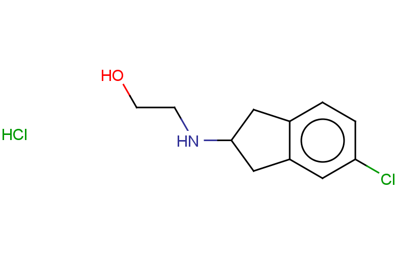 2-[(5-chloro-2,3-dihydro-1H-inden-2-yl)amino]ethan-1-ol hydrochloride