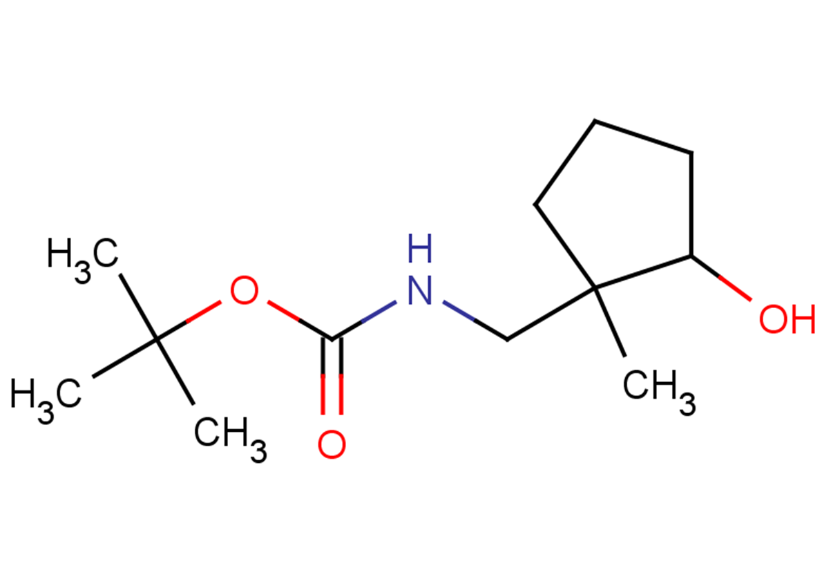 tert-butyl N-[(2-hydroxy-1-methylcyclopentyl)methyl]carbamate, Mixture of diastereomers