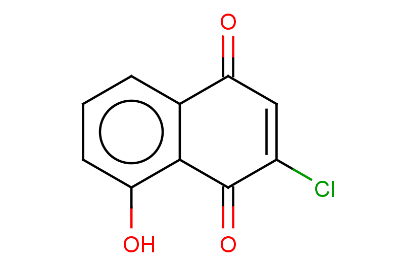 2-chloro-8-hydroxy-1,4-dihydronaphthalene-1,4-dione