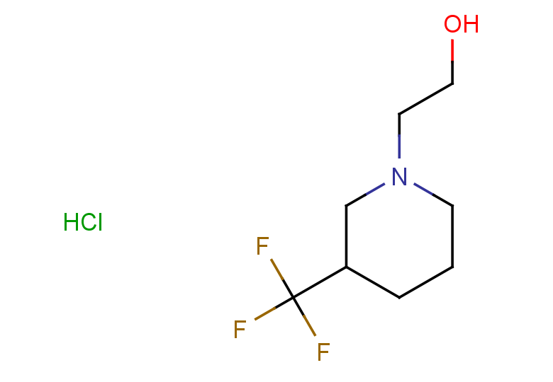 2-[3-(trifluoromethyl)piperidin-1-yl]ethan-1-ol hydrochloride