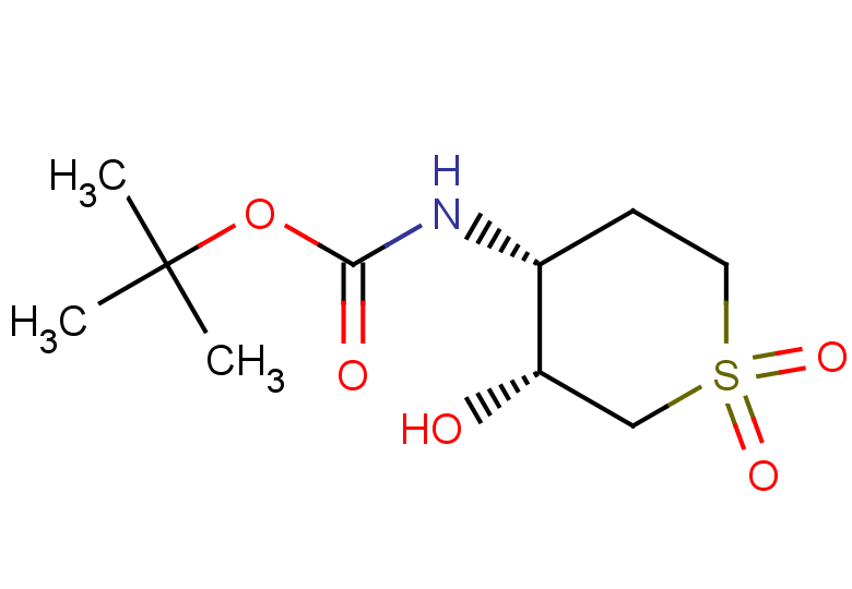 rac-tert-butyl N-[(3R,4R)-3-hydroxy-1,1-dioxo-1lambda6-thian-4-yl]carbamate, cis