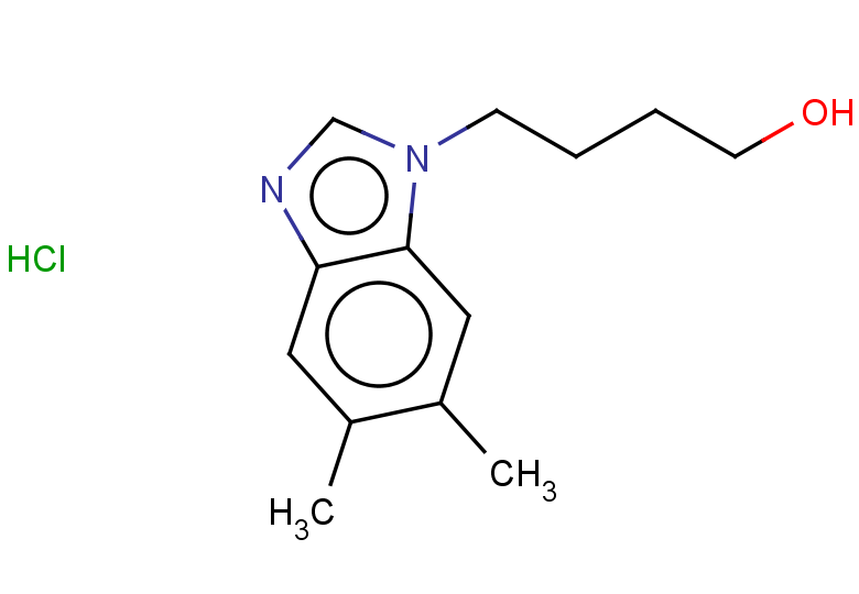 4-(5,6-dimethyl-1H-1,3-benzodiazol-1-yl)butan-1-ol hydrochloride