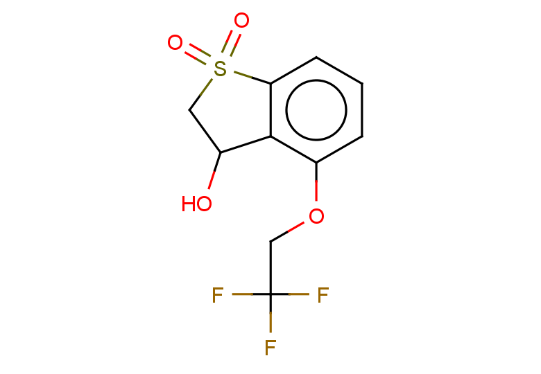 3-hydroxy-4-(2,2,2-trifluoroethoxy)-2,3-dihydro-1lambda6-benzothiophene-1,1-dione