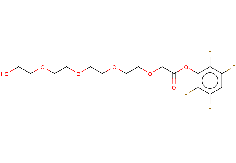 2,3,5,6-tetrafluorophenyl 14-hydroxy-3,6,9,12-tetraoxatetradecanoate