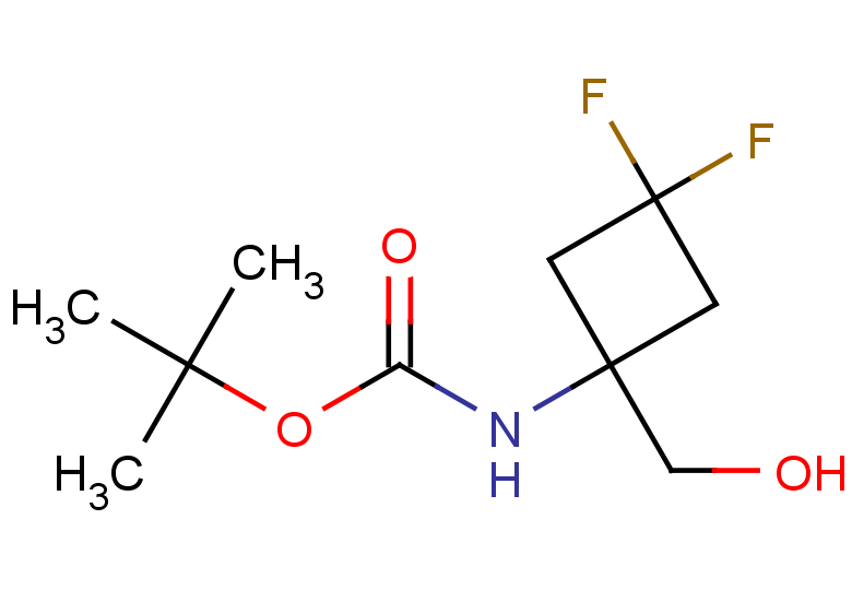 tert-butyl N-[3,3-difluoro-1-(hydroxymethyl)cyclobutyl]carbamate
