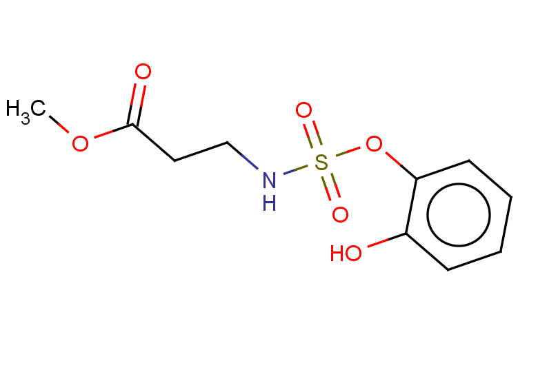methyl 3-{[(2-hydroxyphenoxy)sulfonyl]amino}propanoate