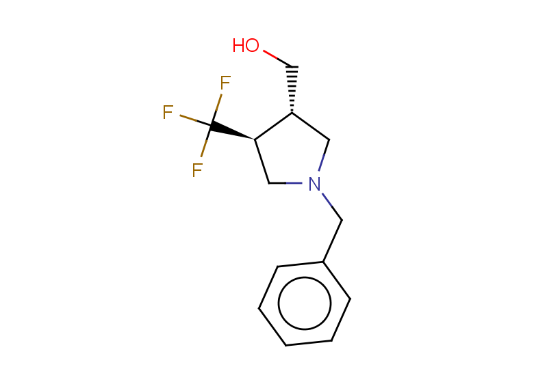 rac-[(3R,4R)-1-benzyl-4-(trifluoromethyl)pyrrolidin-3-yl]methanol, trans