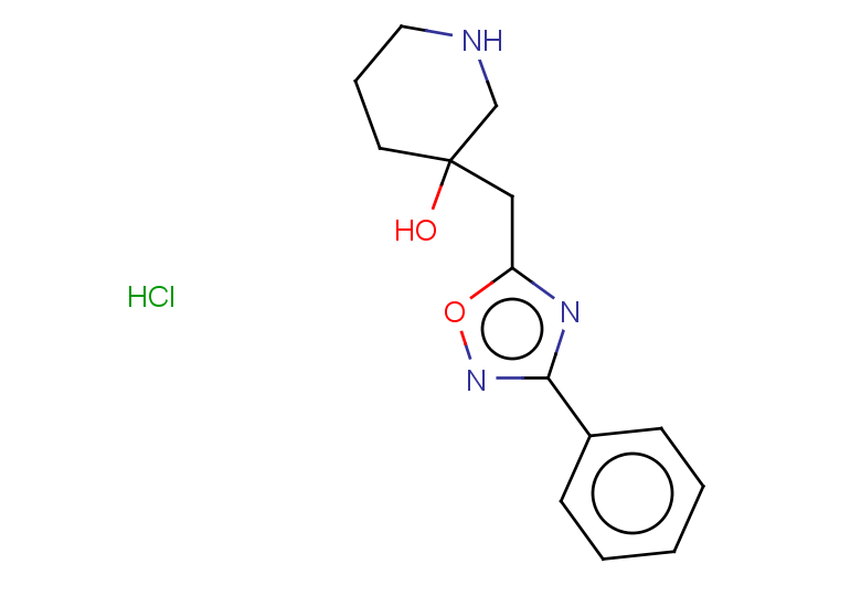 3-[(3-phenyl-1,2,4-oxadiazol-5-yl)methyl]piperidin-3-ol hydrochloride