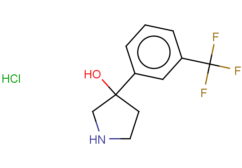 3-(3-(trifluoromethyl)phenyl)pyrrolidin-3-ol hydrochloride
