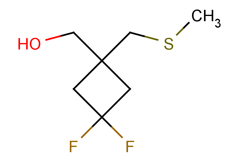 {3,3-difluoro-1-[(methylsulfanyl)methyl]cyclobutyl}methanol