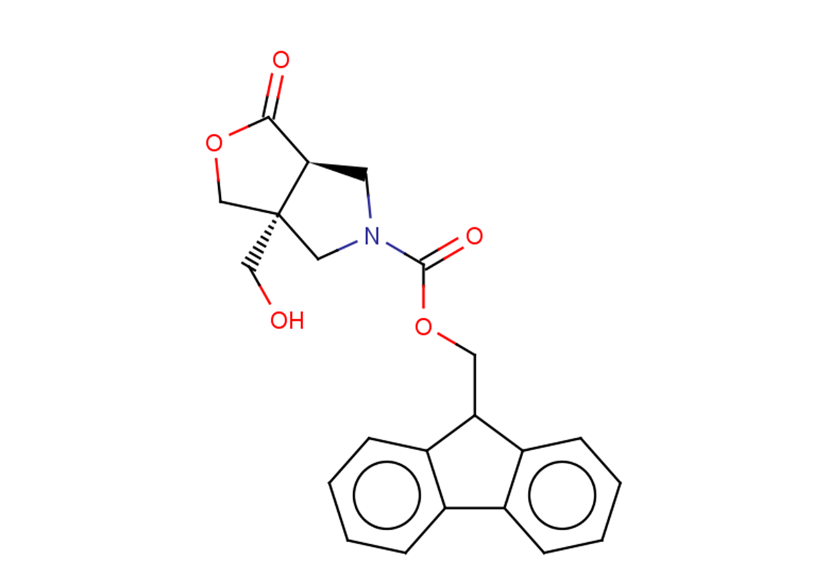 rac-(9H-fluoren-9-yl)methyl (3aR,6aS)-3a-(hydroxymethyl)-1-oxo-hexahydro-1H-furo[3,4-c]pyrrole-5-carboxylate