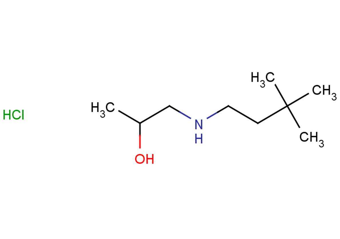 1-[(3,3-dimethylbutyl)amino]propan-2-ol hydrochloride