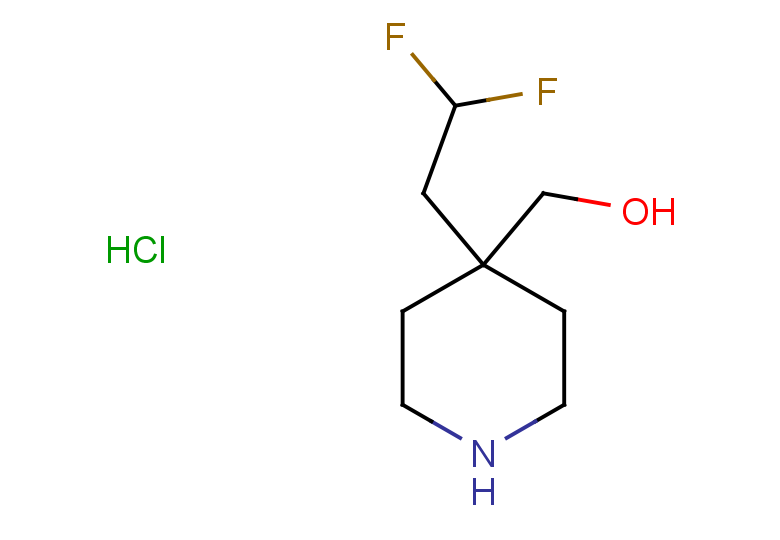 [4-(2,2-difluoroethyl)piperidin-4-yl]methanol hydrochloride