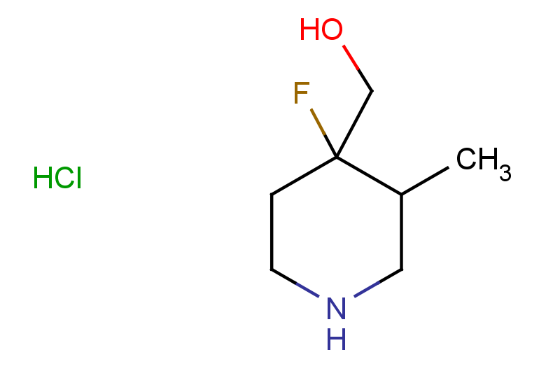 (4-fluoro-3-methylpiperidin-4-yl)methanol hydrochloride, Mixture of diastereomers