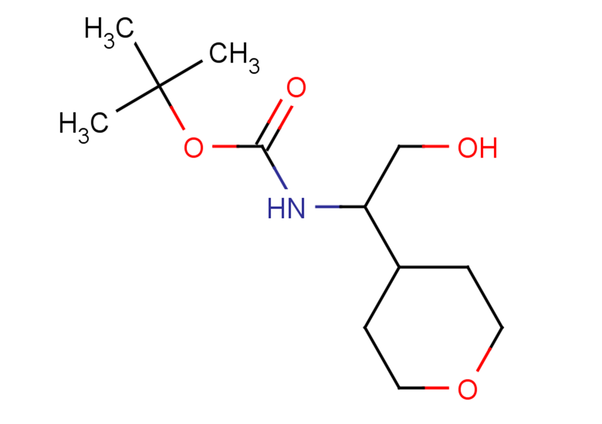 tert-butyl N-[2-hydroxy-1-(oxan-4-yl)ethyl]carbamate