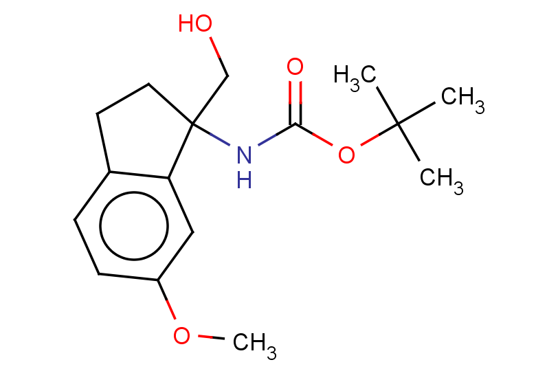 tert-butyl N-[1-(hydroxymethyl)-6-methoxy-2,3-dihydro-1H-inden-1-yl]carbamate
