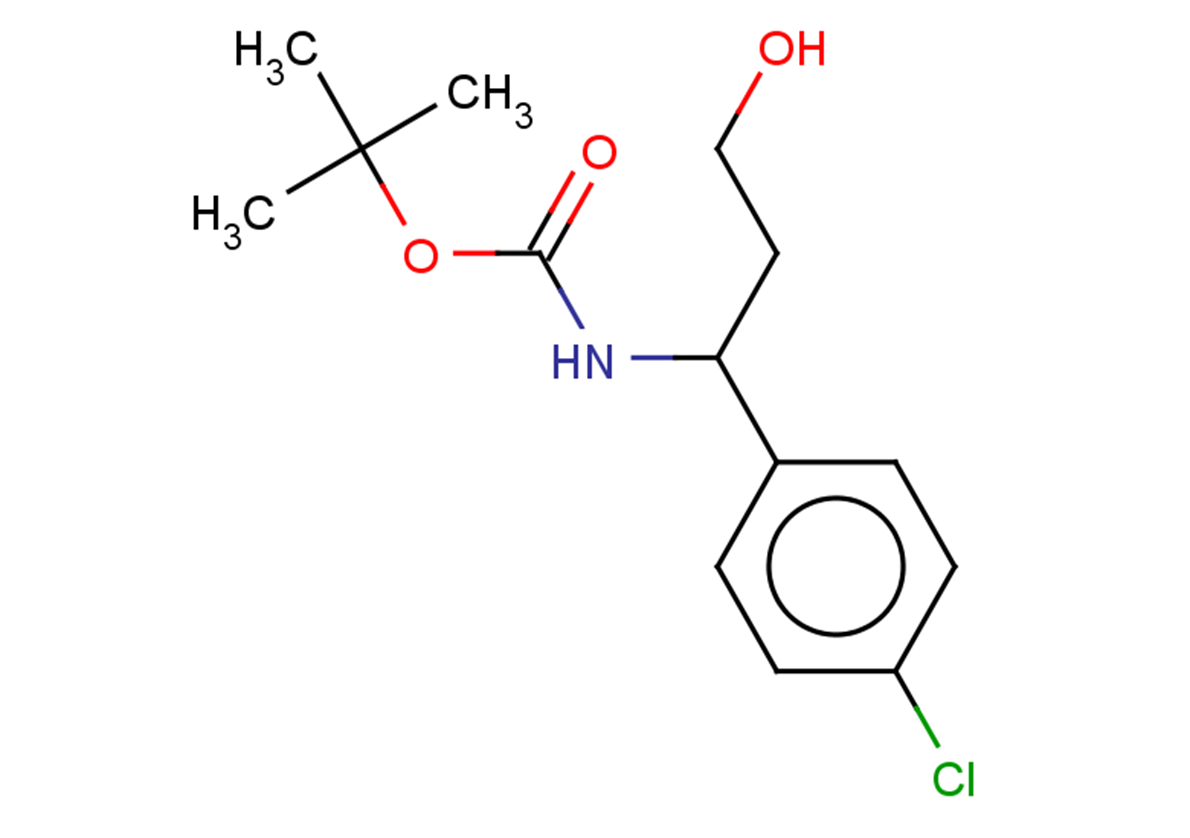 tert-butyl N-[1-(4-chlorophenyl)-3-hydroxypropyl]carbamate