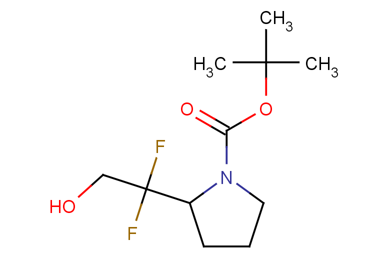 tert-butyl 2-(1,1-difluoro-2-hydroxyethyl)pyrrolidine-1-carboxylate
