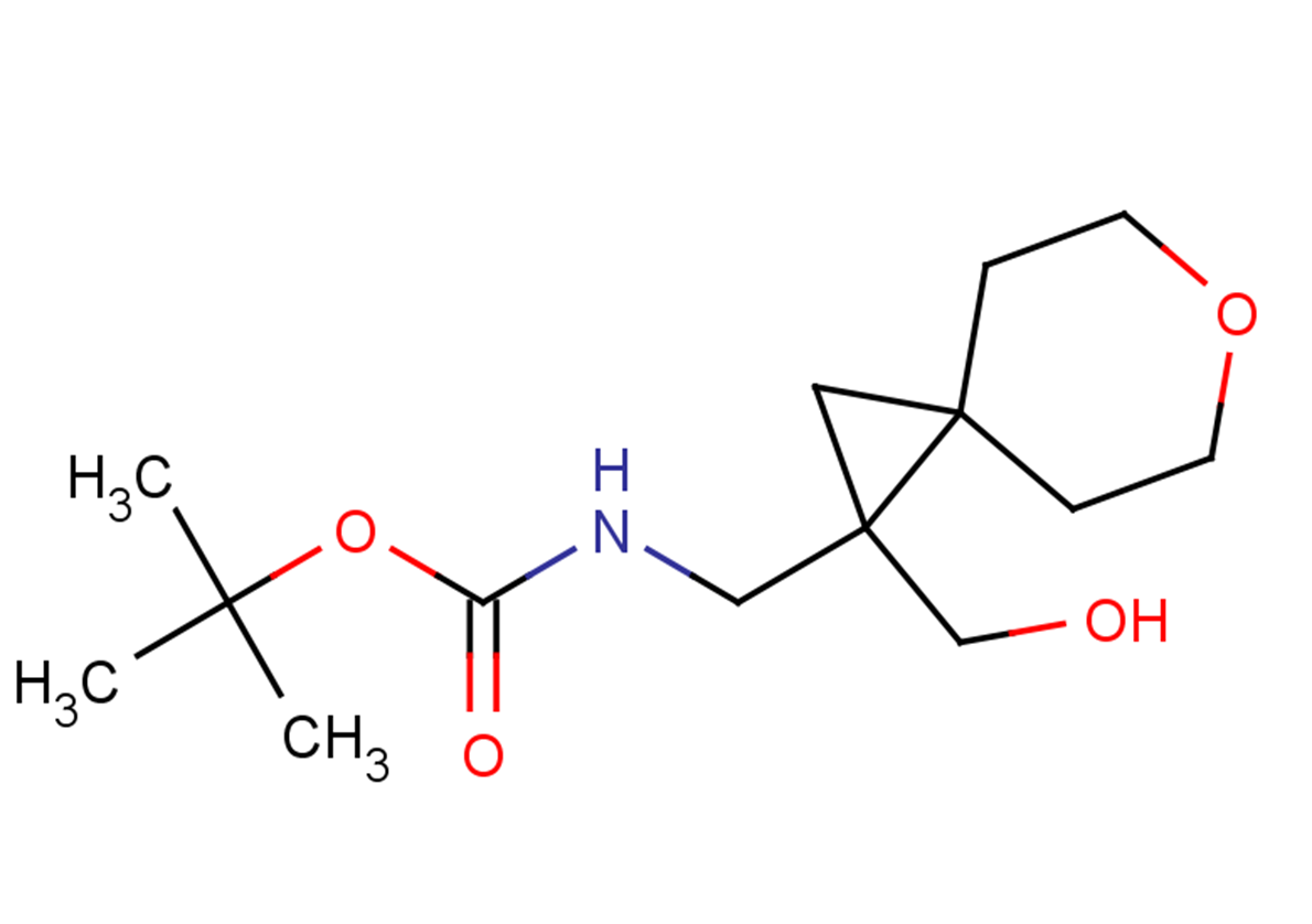 tert-butyl N-{[1-(hydroxymethyl)-6-oxaspiro[2.5]octan-1-yl]methyl}carbamate