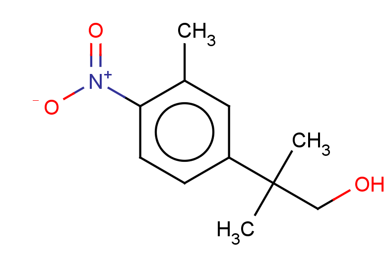 2-methyl-2-(3-methyl-4-nitrophenyl)propan-1-ol