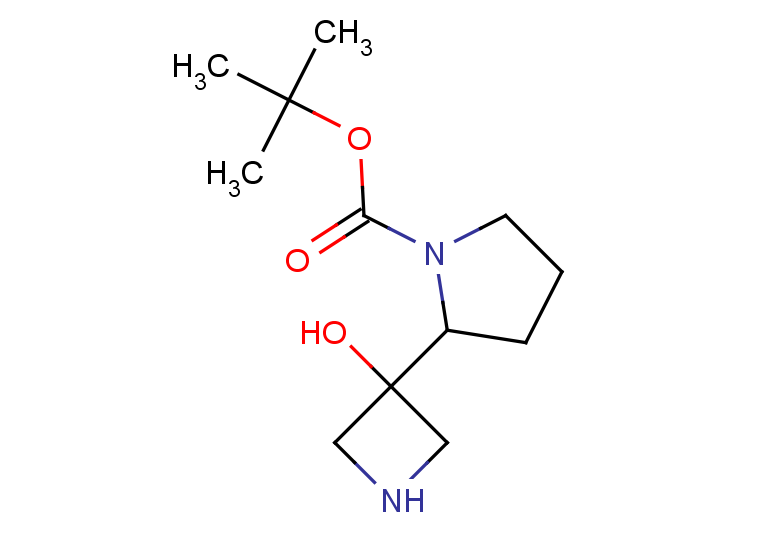 tert-butyl 2-(3-hydroxyazetidin-3-yl)pyrrolidine-1-carboxylate
