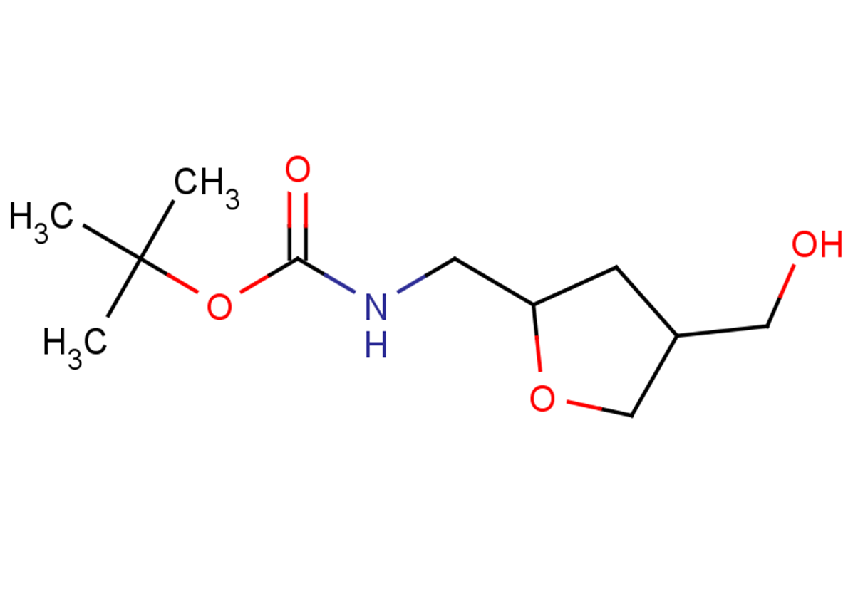 tert-butyl N-{[4-(hydroxymethyl)oxolan-2-yl]methyl}carbamate, Mixture of diastereomers