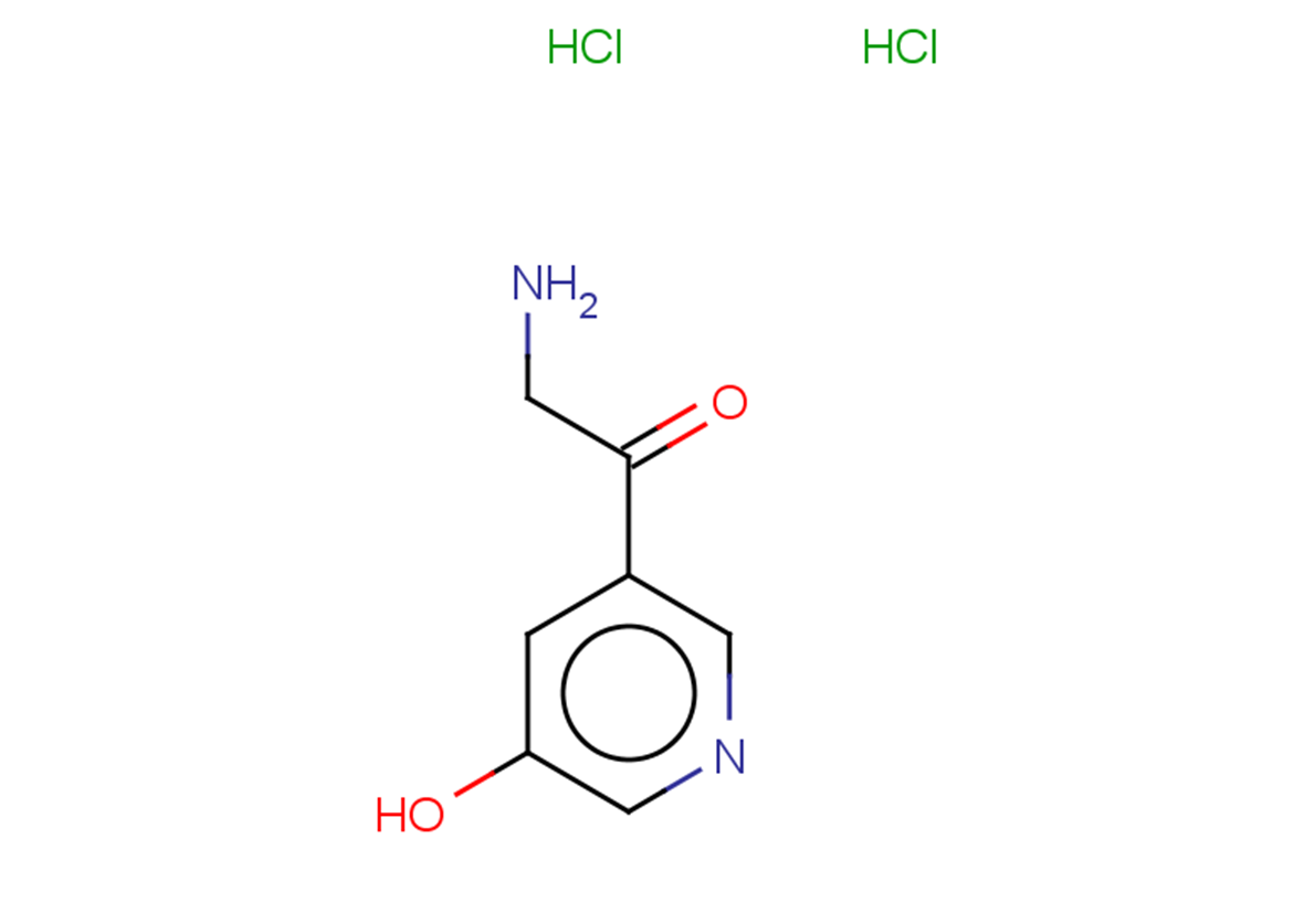 2-amino-1-(5-hydroxypyridin-3-yl)ethan-1-one dihydrochloride