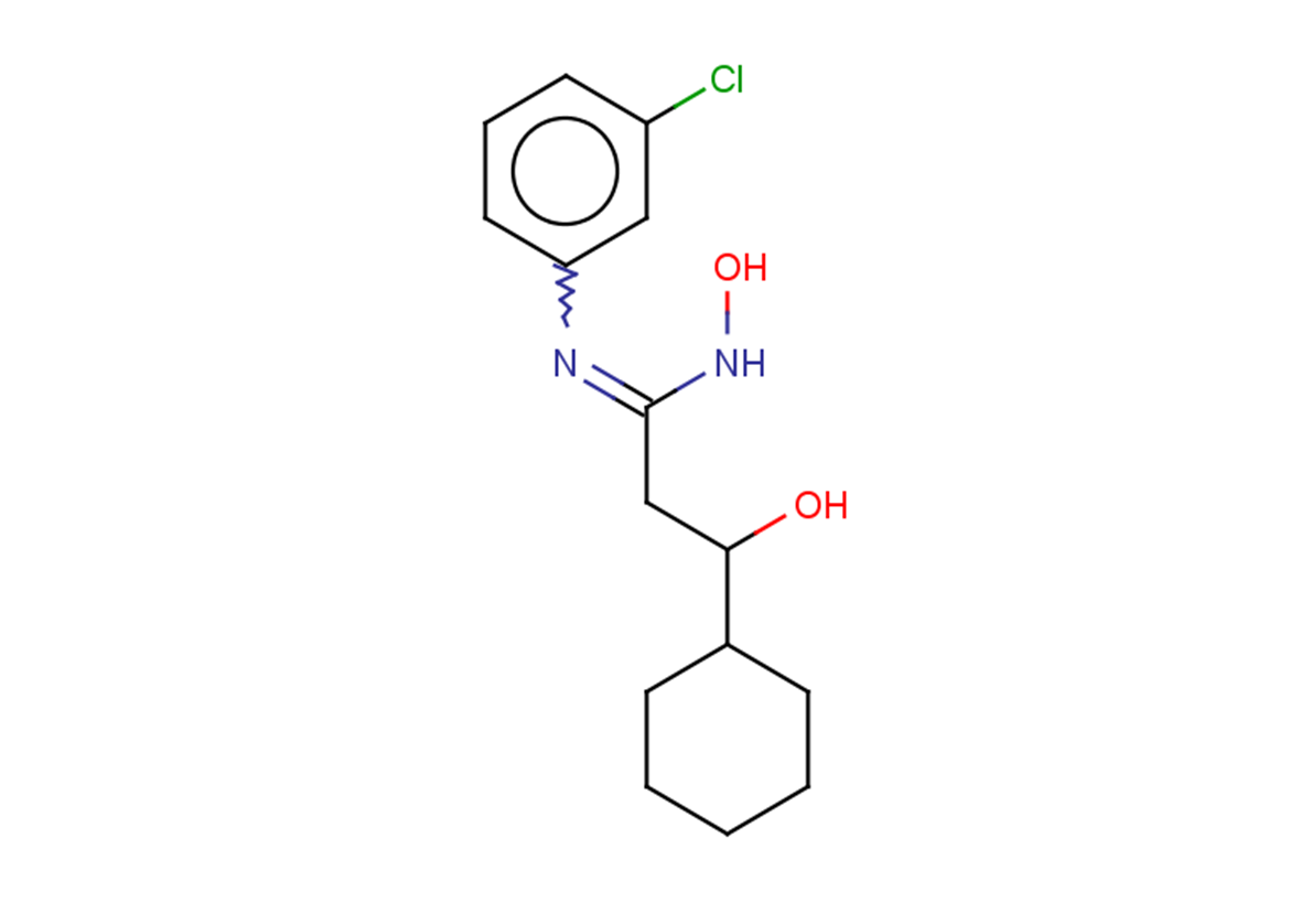 N'-(3-chlorophenyl)-3-cyclohexyl-N,3-dihydroxypropanimidamide