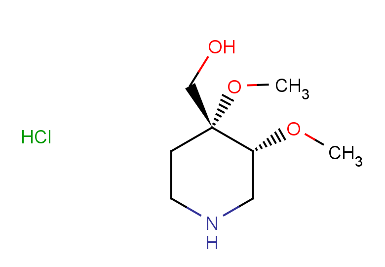 rac-[(3R,4R)-3,4-dimethoxypiperidin-4-yl]methanol hydrochloride, cis