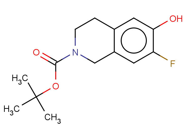 tert-butyl 7-fluoro-6-hydroxy-1,2,3,4-tetrahydroisoquinoline-2-carboxylate