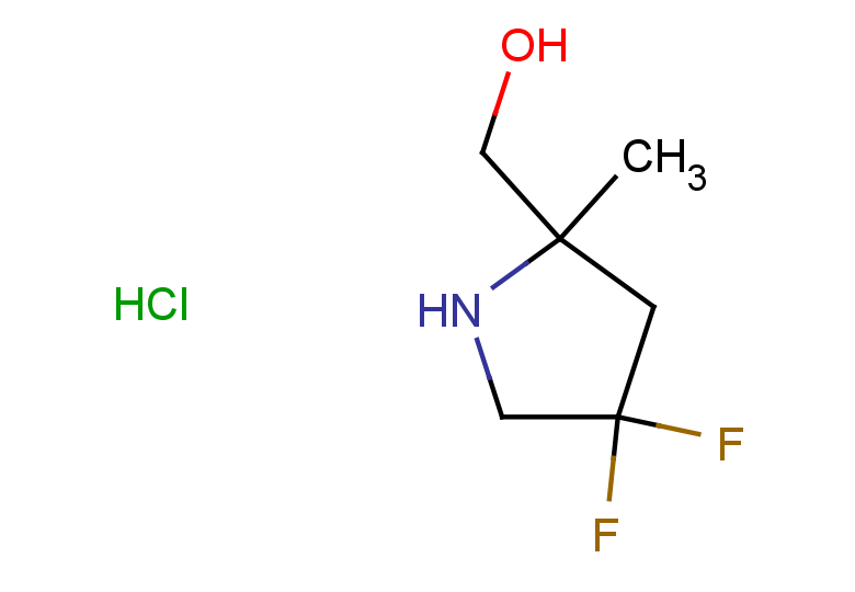 (4,4-difluoro-2-methylpyrrolidin-2-yl)methanol hydrochloride