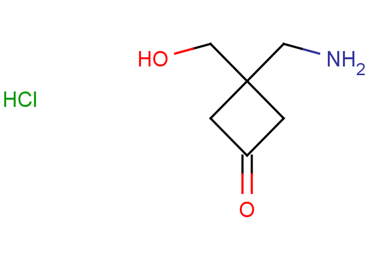 3-(aminomethyl)-3-(hydroxymethyl)cyclobutan-1-one hydrochloride