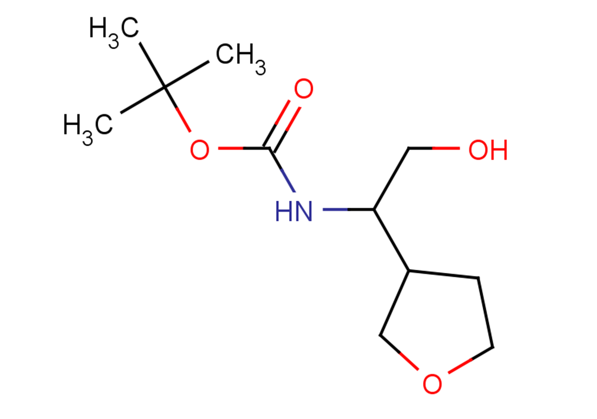 tert-butyl N-[2-hydroxy-1-(oxolan-3-yl)ethyl]carbamate