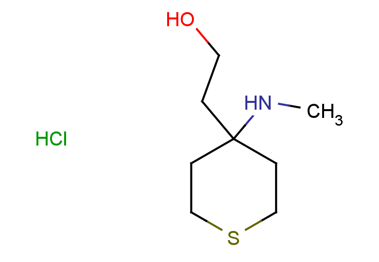 2-[4-(methylamino)thian-4-yl]ethan-1-ol hydrochloride