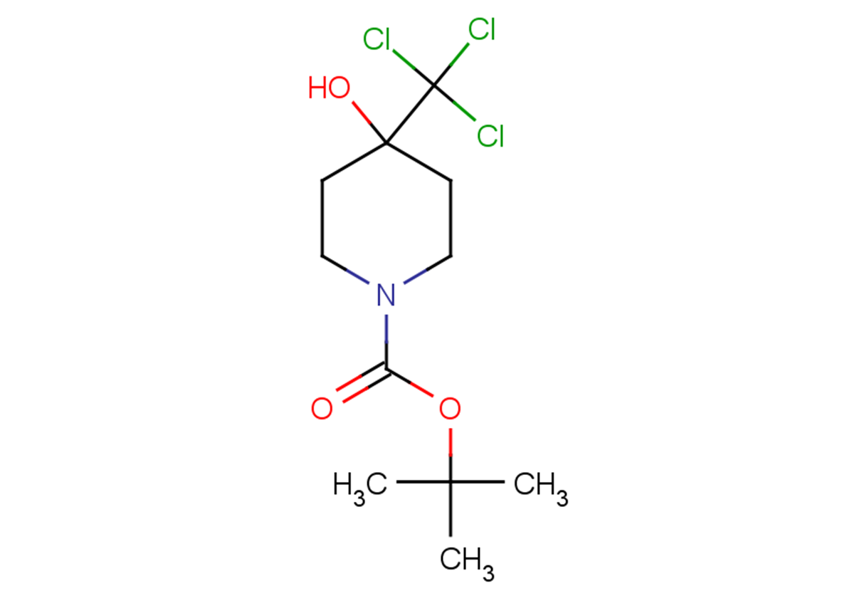 tert-butyl 4-hydroxy-4-(trichloromethyl)piperidine-1-carboxylate